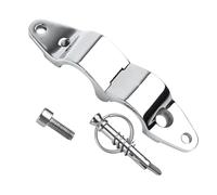Quincaillerie pour auvent Bimini, ferrures pour auvent Bimini, montage latéral en acier inoxydable 316 | Montage latéral du pont en acier inoxydable 316, pince de mâchoire avec goupille de