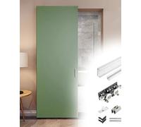 Quincaillerie pour porte coulissante - Système de fermeture douce sans rail pour portes de poche en bois - Idéal pour les applications commerciales et résidentielles