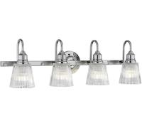 Quintiesse Addison applique murale 4x3 W chrome-transparent QN-ADDISON4-BATH
