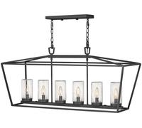 Quintiesse Alford Place lampe suspendue 6x40 W noir QN-ALFORD-PLACE-6P-MB