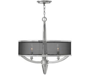Quintiesse Ascher lampe suspendue 3x60 W noir-nickel QN-ASCHER-3P