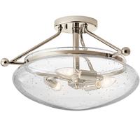 Quintiesse Belle plafonnier 3x40 W nickel QN-BELLE-SF-PN