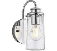 Quintiesse Braelyn applique murale 1x40 W chrome-transparent QN-BRAELYN1-PC