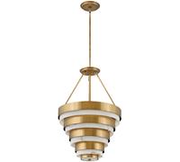 Quintiesse Echelon lampe suspendue 4x40 W laiton QN-ECHELON-4P