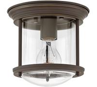 Quintiesse Hadrian plafonnier 1x60 W transparent-marron QN-HADRIAN-MINI-F-OZ-CLEAR