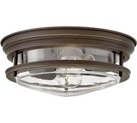 Quintiesse Hadrian plafonnier 2x40 W transparent-marron QN-HADRIAN-FS-OZ-CLEAR