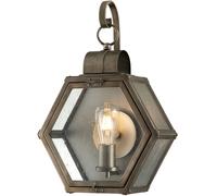 Quintiesse Heath applique murale extérieure 1x60 W transparent-marron QN-HEATH-M-BU