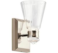 Quintiesse Kayva applique murale 1x8 W nickel QN-KAYVA1-PN