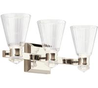 Quintiesse Kayva applique murale x18 W nickel QN-KAYVA3-PN