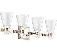 Quintiesse Kayva applique murale x22 W nickel QN-KAYVA4-PN