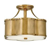 Quintiesse Chance plafonnier 2x60 W laiton QN-CHANCE-SF-S-HB