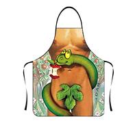 QUINTRA Drôle Personnalité Tablier Créatif Muscle Hommes Tablier Bikini Couple Dessin animé Tablier Polyester Bébé Oreiller, v, A