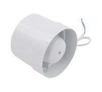 QUIOTUIR Ventilateur tubulaire 100 mm 130 m³/h 12 W ABS silencieux 38 dB