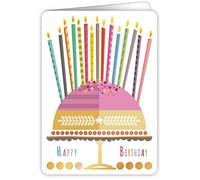 Quire Carte d'anniversaire colorée