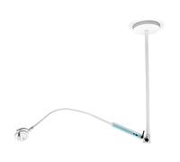 QUIRUMED Plafonnier d'examen LED sans contact, Niveaux de luminosité, Bras flexible, Sans contact, Rotation de 320º, Contrôle de la luminosité, Blanc, Multipositionnable