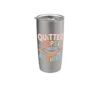 Quitter Oops I Mean Retired Blagues sur la retraite - Gobelet isotherme en acier inoxydable double paroi
