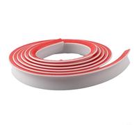 QuivyLivy Bande de barrière d'eau en silicone pour sol de pièce humide, joint de seuil de douche flexible, sans courbes, anti-fuite, séparation sèche et humide pour salle de bain (blanc 300 cm)