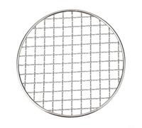QuivyLivy Grille ronde en acier inoxydable, filet de barbecue non coréen, grille de grillage en fil croisé, grille de refroidissement surélevée pour la cuisson, insert vapeur, trou de feu (150 mm)