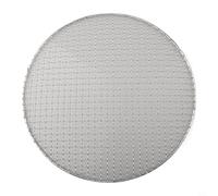 QuivyLivy Grille ronde en acier inoxydable, filet de barbecue non coréen, grille de grillage en fil croisé, grille de refroidissement surélevée pour la cuisson, insert vapeur, trou de feu (380 mm)