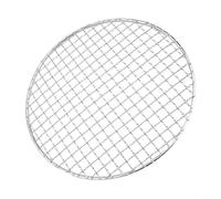 QuivyLivy Grille ronde en acier inoxydable, filet de barbecue non coréen, grille de grillage en fil croisé, grille de refroidissement surélevée pour la cuisson, insert vapeur, trou de feu (180 mm)