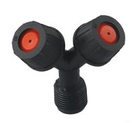 QuivyLivy Jet de pulvérisation conique pour ventilateur - Buse de pulvérisation à dos - Buse d'irrigation pour serre - Embout fileté externe de 16 mm - Remplacement du brumisateur agricole (B)