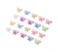 QuivyLivy Lot de 20 attaches de jardin légères, clips de fixation pour vigne de légumes, clips papillon pour plantes, clips de support de vigne de jardin