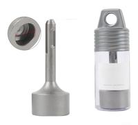 QuivyLivy Pilote de tige de terre en acier forgé pour marteaux rotatifs SDS-PLUS compatible avec les tiges de mise à la terre de 19 mm et 21 mm de longueur 85 mm (21 mm)