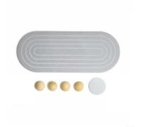 QuivyLivy Plateau d'évier en terre de diatomée, tapis de porte-savon à séchage rapide, organisateur de comptoir de salle de bain, support de séchage pour éponge de cuisine, dessous de verre absorbant
