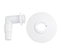 QuivyLivy Raccord sous vide coudé à 90 degrés, plaques d'aspiration pour séparateurs muraux, adaptateur de tête de vide en plastique, kit de plaques sous vide d'entretien de piscine, plaques