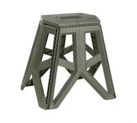 QuivyLivy Tabouret Pliant Portable Chaise Camping PP pour robuste Tabouret | Design compact pliable, idéal camping pêche, matériau PP pour robuste, de transport, vert olive