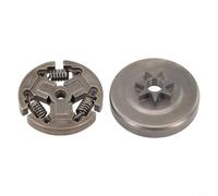 QuivyLivy Tambour d'embrayage argenté avec pignon, assemblage d'embrayage d'entraînement de pompe à huile, pour kit de tambour de pignon Cs-4200Es, pour Cs-400F Cs-370F Cs-420Es