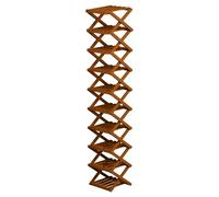 Qukoielly Étagère à chaussures en bois - Support de rangement de chaussures à plusieurs niveaux - Organiseur de chaussures pliable - Pour chambre à coucher, couloir, garage, vestiaire, salle de bain
