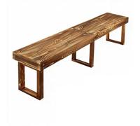 Qulamrdk Banc de Jardin Pliant en Bois Massif D'extérieur sans Dossier | Banc en Bois de Brasserie Facile À Plier Gain de Place pour Pique Nique Barbecue 180 X 28 X 43 Cm