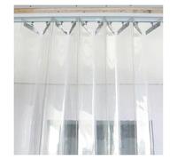 Qulamrdk Rideau À Lanières en PVC Industriel - Lamelles Verticales Pliables Et Coulissantes pour Garage de Débarras (1.95x2.2m)