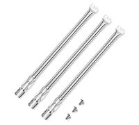 QuliMetal Brûleur de Gril 49,5 cm pour Weber Genesis série 300 (2011-2016), Compatible E310, E320, E330, S310, S320, S330, Commandes frontales, Acier Inoxydable 304, remplace Weber 62752