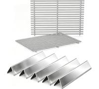 QuliMetal Flavorizer Bars & grilles pour Weber Spirit E-310/320/330/315 GS4 Spirit II E-310/S-310/E-330 (Commandes frontales), pièces INOX pour Weber 7636/7639