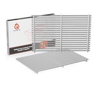 QuliMetal Grille 47,6 cm en Acier Inoxydable pour Weber Genesis II 300 & Genesis II LX 300, Genesis II E&S 310 315 320 325 340, Grille de remplacemen pour Weber 66095 66802 66805