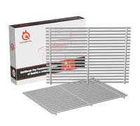 QuliMetal Grille 47,6 cm en Acier Inoxydable pour Weber Genesis II 300 & Genesis II LX 300, Genesis II E&S 310 315 320 325 340, Grille de Remplacement pour Weber 66095 66802 66805