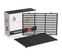 QuliMetal Grille Fonte 44,5x30 cm pour Weber Spirit 300 & Spirit II 300 - Remplacement 7638 - Compatible E/S-310/320/330, Spirit 700/900, Genesis Silver/Gold B/C (2P)