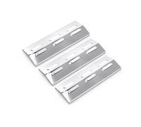 QuliMetal Plaques de Protection brûleur en Acier Inoxydable 33,5 × 12 cm pour Enders San Diego 3, San Diego Evo, Mr.Gardener Vancouver 3, Accessoires Pare-Flamme, Lot de 3