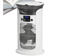 Quniwokid Ventilateur portable | Refroidisseur de refroidissement portable réglable avec lumière | Ventilateur tour avec humidification par brume, pour maison, salon, chevet, bureau, cuisine, dortoir