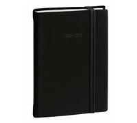 Quo Vadis - 1 Agenda Journalier Eurotextagenda - Collection Silk - Couleur Noir - Format 12 x 17 cm - Août 2026 à Août 2027