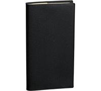 Quo Vadis - 1 Agenda Semainier Italnote (sans répertoire) - Couverture Impala Noir - Janvier 2026 à Décembre 2026 - Format 8,8 x 17 cm