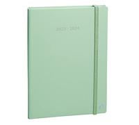 Quo Vadis - Agenda 16 mois - 2025-2026 - Plan Note - Semainier Notes - Multilingue - Pastel - Vert clair - 16 mois de septembre à décembre - 15x21 cm