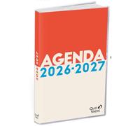 Quo Vadis - Agenda année scolaire - 2026-2027 - Agenda DYS - Journalier - Français - Translucide - 13x21 cm - Papier Clairefontaine ivoire - Fabrication française