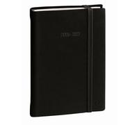 Quo Vadis - Agenda année scolaire - 2026-2027 - Eurotextagenda - Journalier - Multilingue - Silk - Noir - 12 mois de août à juillet - 12x17 cm