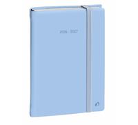 Quo Vadis Agenda Plan Note Semainier Notes 16 mois 2026-2027 Multilingue Bleu clair 15x21 cm