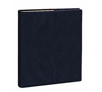 Quo Vadis - Agenda - 2026 - Exécutif Prestige - Semainier Planning - Multilingue - Marlow - Bleu - 13 mois de décembre à décembre - 16x16 cm - Papier Clairefontaine ivoire - Fabrication française