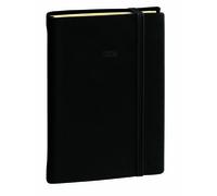 Quo Vadis - Agenda - 2027 - Ministre Prestige - Semainier Planning - Multilingue - Silk - Noir - 13 mois de décembre à décembre - 16x24 cm Papier Clairefontaine ivoire