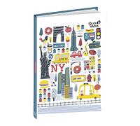 Quo Vadis - Agenda année scolaire - 2024-2025 - Eurotextagenda - Journalier - Multilingue - Cities - Multicolore - 12 mois de août à juillet - 12x17 cm